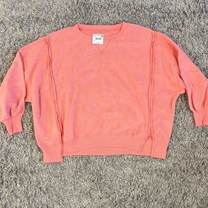 American Eagle Oversized Big Hug Reverse Fleece Sweatshirt